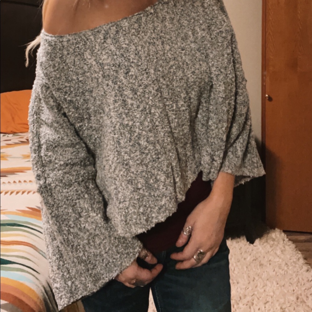 Free people Good Day crop sweater NWT Medium